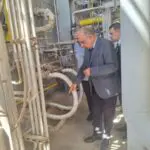 وزير الكهرباء فى زيارة مفاجئة لمحطة توليد كهرباء السويس البخارية