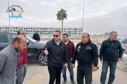 جولة تفقدية لرئيس رئيس جهاز القري السياحية لمتابعة أعمال رفع كفاءة وتطوير مداخل مارينا