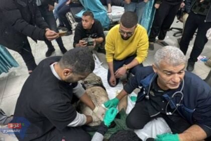 سحب دخان كثيفة بعد حرق الاح-تلال لمستشفى كمال عدوان ومحيطه بعد إخلائه قسرا-