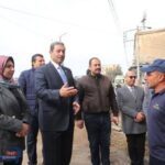 محافظ دمياط يتفقد كورنيش النيل ونقطة الإطفاء في مدينة الزرقا