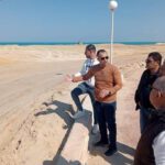 جولة تفقدية لرئيس جهاز القرى السياحية لمتابعة أعمال تجهيز الشواطئ جولة تفقدية لرئيس جهاز القرى السياحية لمتابعة أعمال تجهيز الشواطئ