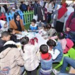 ورش فنية وحكي عن حب الوطن في صالة الطفل بمعرض الكتاب