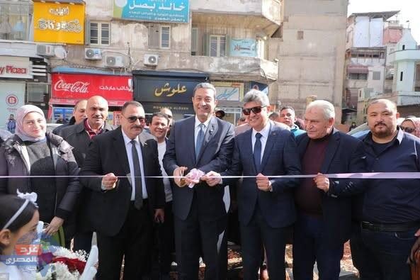 محافظ دمياط يفتتح سوق اليوم الواحد للسلع الغذائية والأساسية بمدينة دمياط