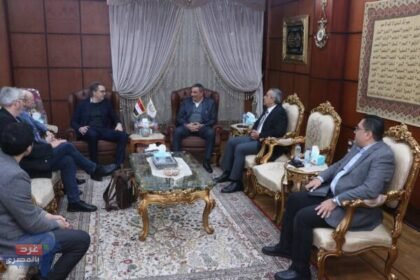 وفدًا رفيع المستوى من شركة دمياط أليانس