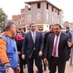 محافظ دمياط يتفقد قافلة الرمد ويواصل متابعة مشروع الصرف الصحي بشط جريبة