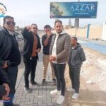 متابعة رئيس جهاز القرى السياحية لأعمال تطوير مداخل مارينا