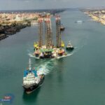 عبور الحفار ADMARINE260 من قناة السويس
