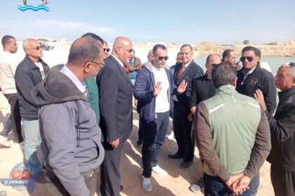جولة تفقدية لرئيس جهاز القرى السياحية بمشروعات منطقة التوسعات الجنوبية بنيو مارينا