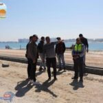 متابعة مستمرة لرئيس جهاز القري السياحية لأعمال تنسيق مدخل نيومارينا متابعة مستمرة لرئيس جهاز القري السياحية لأعمال تنسيق مدخل نيومارينا