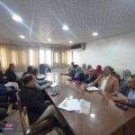 "الاجتماع الدوري برئاسة السكرتير العام المساعد لمناقشة استراتيجيات العمل بلجان المنشآت الآيلة للسقوط"