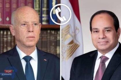 الرئيس السيسي وقيس سعيد يؤكدان رفض تهجير الفلسطينيين وتصفية قضيتهم