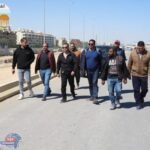 متابعة مستمرة لرئيس جهاز القري السياحية لأعمال رفع كفاءة منطقة الشانزليزيه