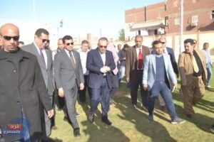 وزير الرياضة ومحافظ أسيوط يتفقدان أعمال التطوير بمركز التنمية الشبابية بمنفلوط