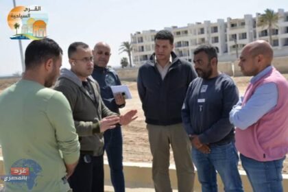 رئيس جهاز القري السياحية يواصل متابعة أعمال تطوير البوابات وطريق الإزدواج