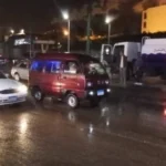المطر يغسل شوارع الإسكندرية في نوة الحسوم