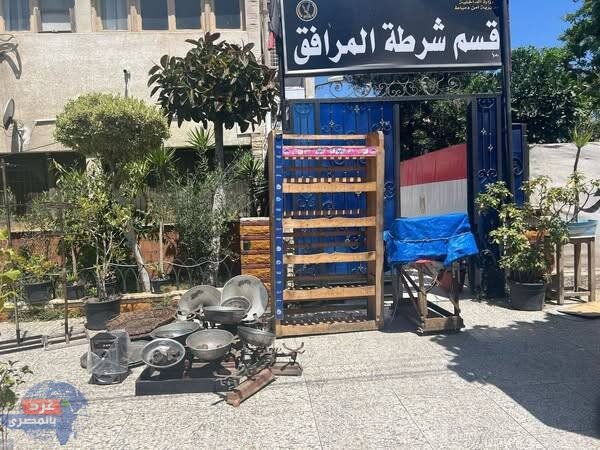 حملات مكبرة لإزالة الإشغالات في شارعي الشرباصي والتجاري بمدينة دمياط حملات مكبرة