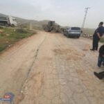 الجيش الاسرائيلي يجري عمليات تجريف وتوسيع في حاجز تياسير قرب طوباس