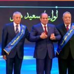 في الذكرى الثانية والخمسين لانتصارات حرب أكتوبر المجيدة.