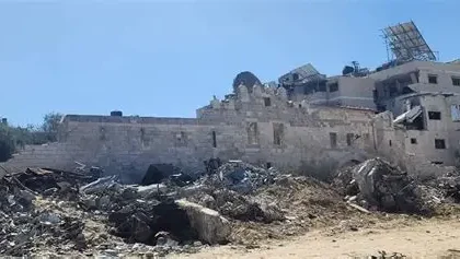 أضرار كبيرة تلحق قلعة "برقوق" التاريخية في خان يونس جرّاء القصف الإسرائيلي