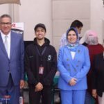 نائب محافظ دمياط تتفقد مشاريع طلاب جامعة حورس في ملتقى التوظيف