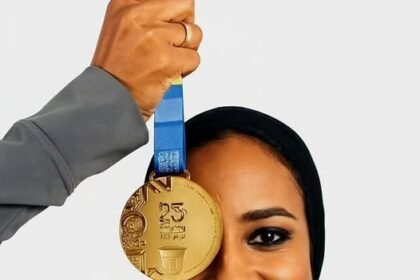 إسراء عويس تتألق وتخطف ذهبية بطولة التضامن الإسلامي في ألعاب القوى