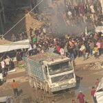 شهيدان وجرحى في قصف الاحتلال مركبة مدنية عند مفترق العباس غربي مدينة غزة