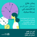 "منظمة الصحة العالمية: خطة لإنقاذ 62 مليون امرأة من سرطان عنق الرحم بحلول 2030"