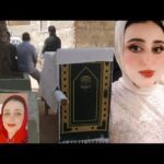 مشاهد من جنازة عروس كفر الشيخ المقتولة على يد زوجها في شهر العسل