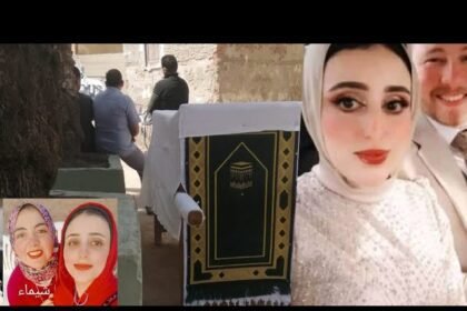 مشاهد من جنازة عروس كفر الشيخ المقتولة على يد زوجها في شهر العسل