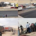 حادث طريق الأوتوستراد.. 4 وفيات و11 مصابًا