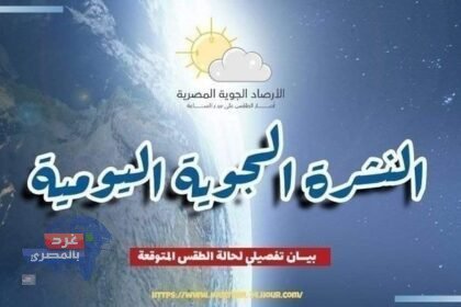 "طقس الأحد.. شبورة كثيفة وأمطار متفرقة على السواحل"
