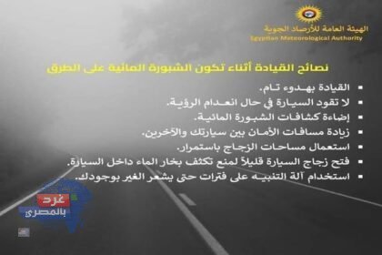 شبورة كثيفة وصقيع يسيطران على أجواء الجمعة.. تحذيرات عاجلة للسائقين