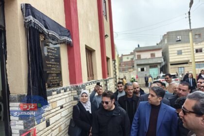 "افتتاح مركز شباب أبو عدوى المطوَّر بكفر سعد بحضور وزير الرياضة ومحافظ دمياط"على مساحة 3177 مترًا