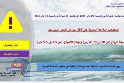 إنذار بحري عاجل