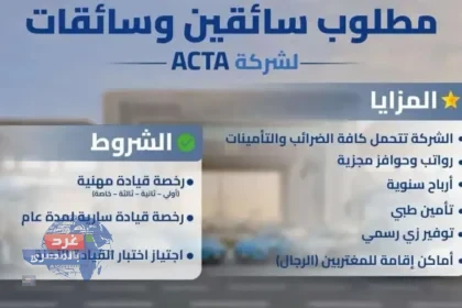 النقل تعلن عن وظائف للسائقين والسائقات مع سكن وتأمين صحي ورواتب مجزية