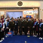 "طلاب جامعة دمياط في جناح وزارة الدفاع بمعرض الكتاب 57.. وعي وطني وثقافة متجددة"
