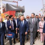 وزير النقل يفتتح محطة الحاويات العملاقة "تحيا مصر 1" بميناء دمياط