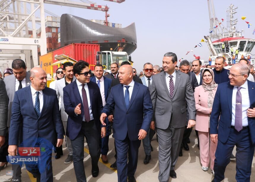 وزير النقل يفتتح محطة الحاويات العملاقة "تحيا مصر 1" بميناء دمياط