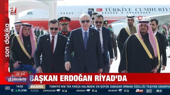 أردوغان يصل الرياض لتعزيز الشراكة الاقتصادية السعودية–التركية