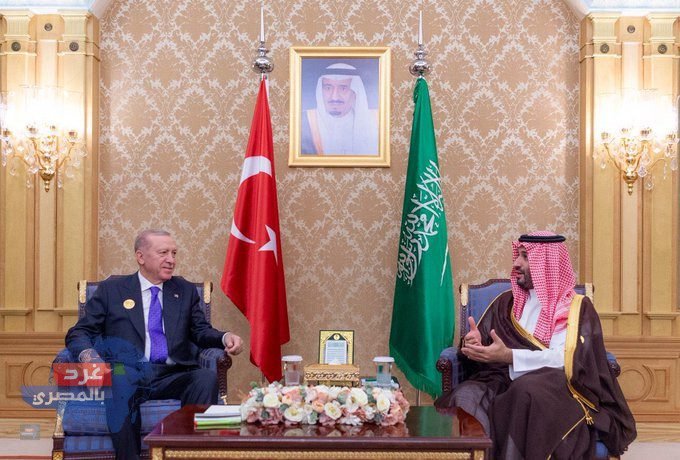 "أردوغان يصل الرياض.. قمة تاريخية مع محمد بن سلمان" لقاء ثنائي