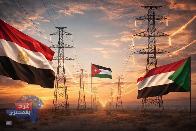 الكهرباء المصرية تغزو الحدود… إنارة 150 ألف منزل في الأردن والسودان الكهرباء المصرية تغزو الحدود… إنارة 150 ألف منزل في الأردن والسودان