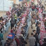 مصر تجمع قلوب النازحين على مائدة إفطار جماعي في مخيم نتساريم بغزة مصر تجمع قلوب النازحين على مائدة إفطار جماعي في مخيم نتساريم بغزة