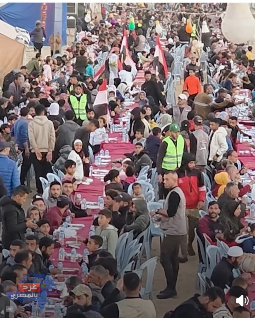 مصر تجمع قلوب النازحين على مائدة إفطار جماعي في مخيم نتساريم بغزة