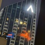 مسيرة تستهدف برجًا في وسط دبي بالإمارات