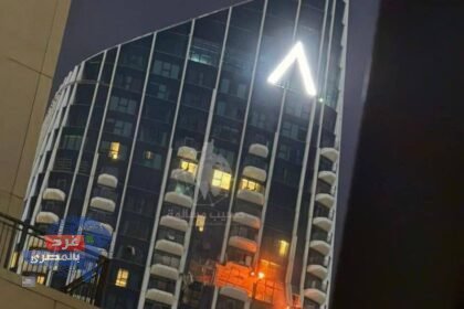 مسيرة تستهدف برجًا في وسط دبي بالإمارات