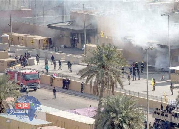 استهداف السفارة الأمريكية في بغداد بهجوم مُسيرات