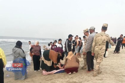 3 حالات غرق في جمصة في يوم واحد