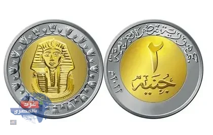 عملة معدنية جديدة من فئة 2 جنيه
