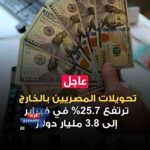 ارتفاع تحويلات المصريين بالخارج 25.7%