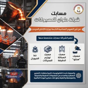 "مصنع ٩ الحربي".. تاريخ صناعي كبير في صناعة المسبوكات